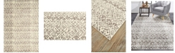 Simply Woven CLOSEOUT! Charlotte R3840 Cream 5' x 8' Area Rug